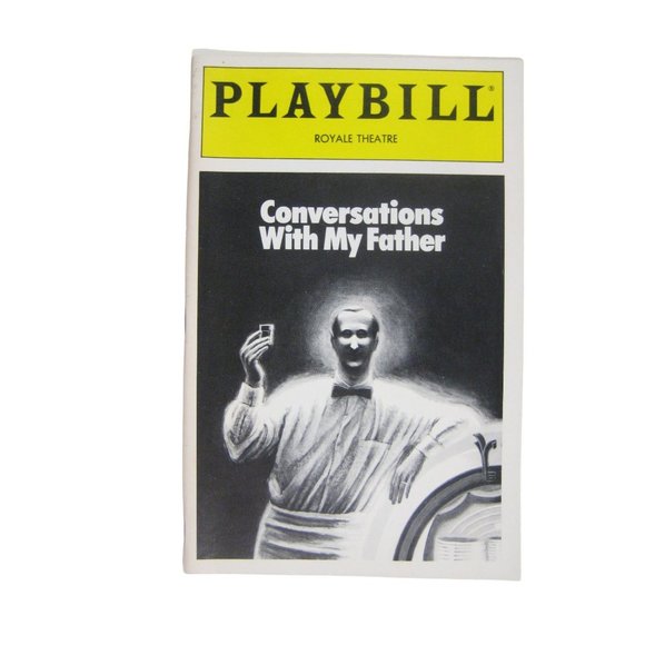 Other - Conversations with My Father Playbill James Belushi February 1993 Margulies